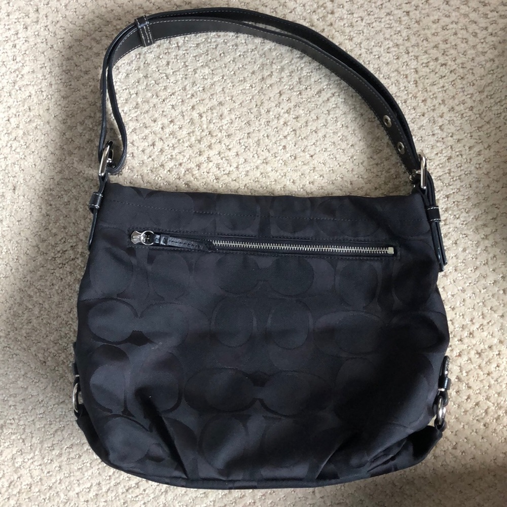Black coach purse